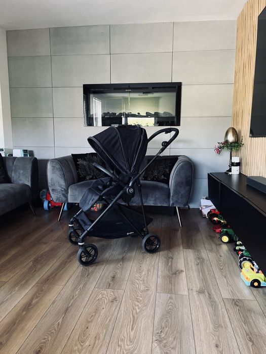 Wózek 3w1+baza Cybex Melio Carbon z fotelikiem Kiddy i baza