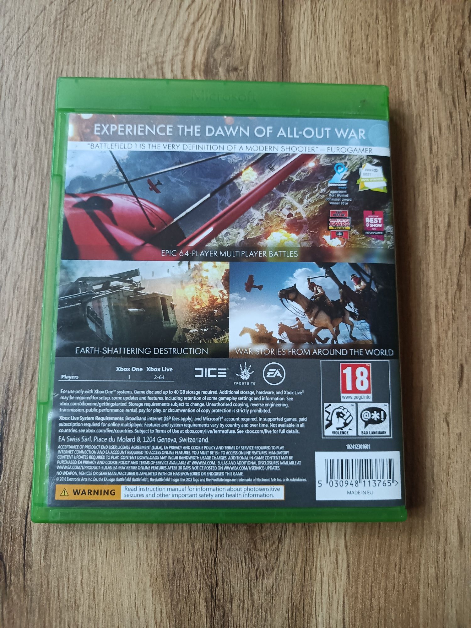 Battlefield 1 i Tom Clancy's Ghost Recon Wildlands Xbox One