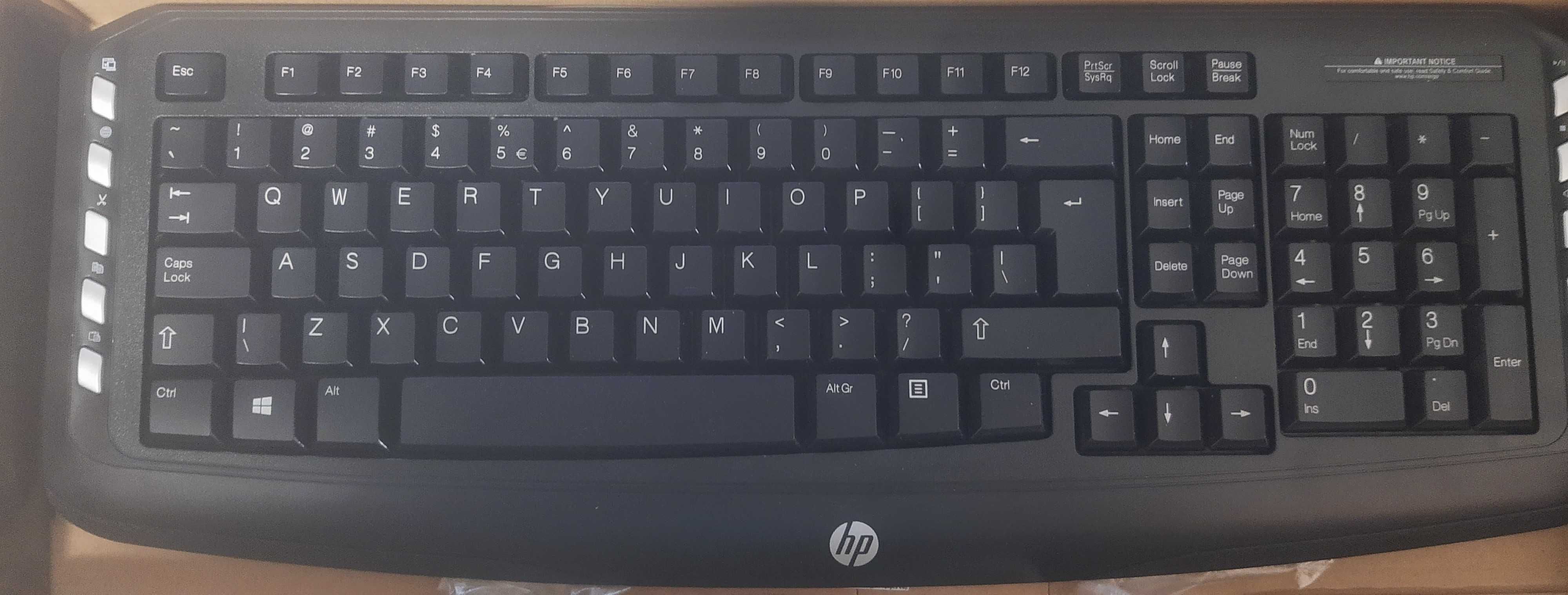 Zestaw bezprzewodowy klawiatura + mysz HP LV290AA jak nowy