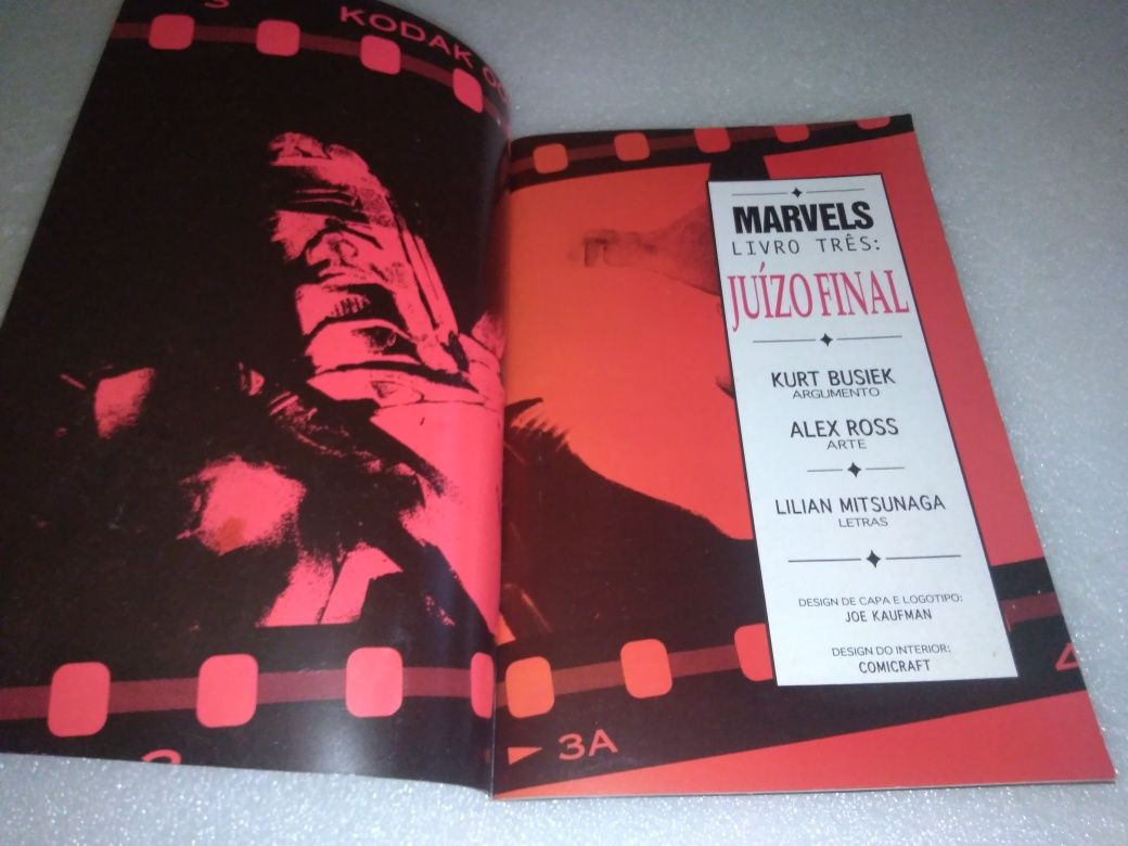 Livro nr.3 Marvels banda desenhada juízo final 1995