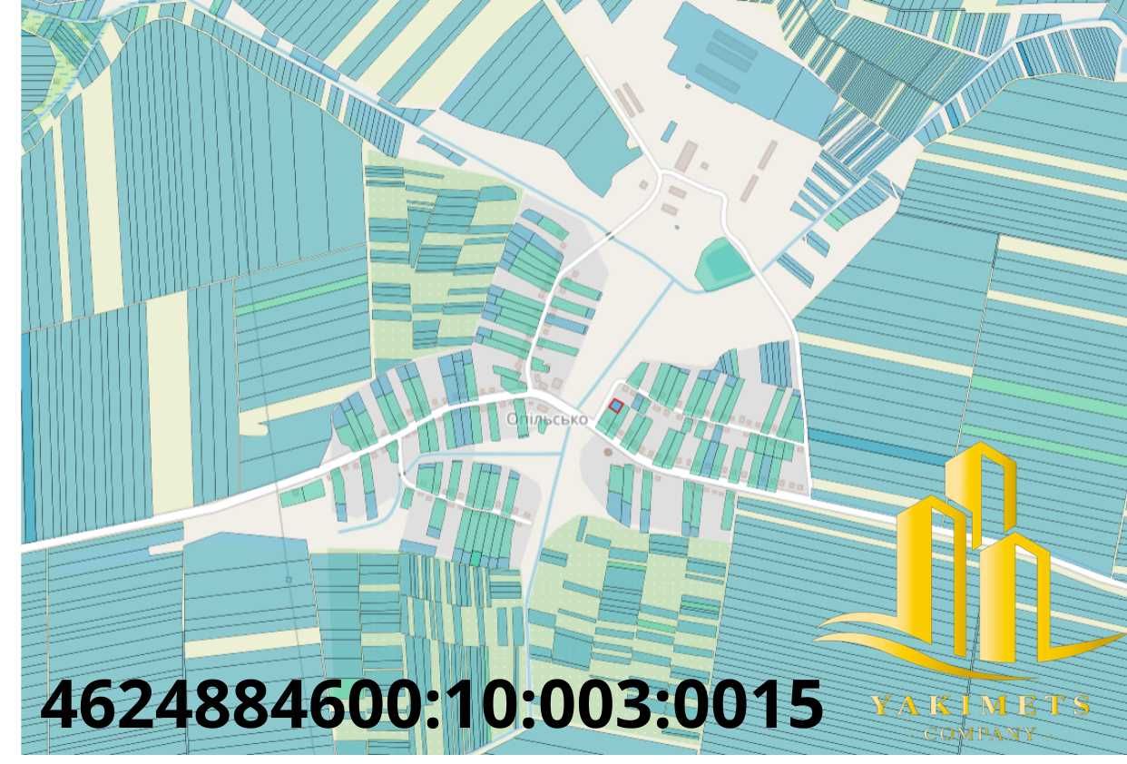 Продаж земельної ділянки СГ призначення, площа 0.0711 га, с. Опільсько