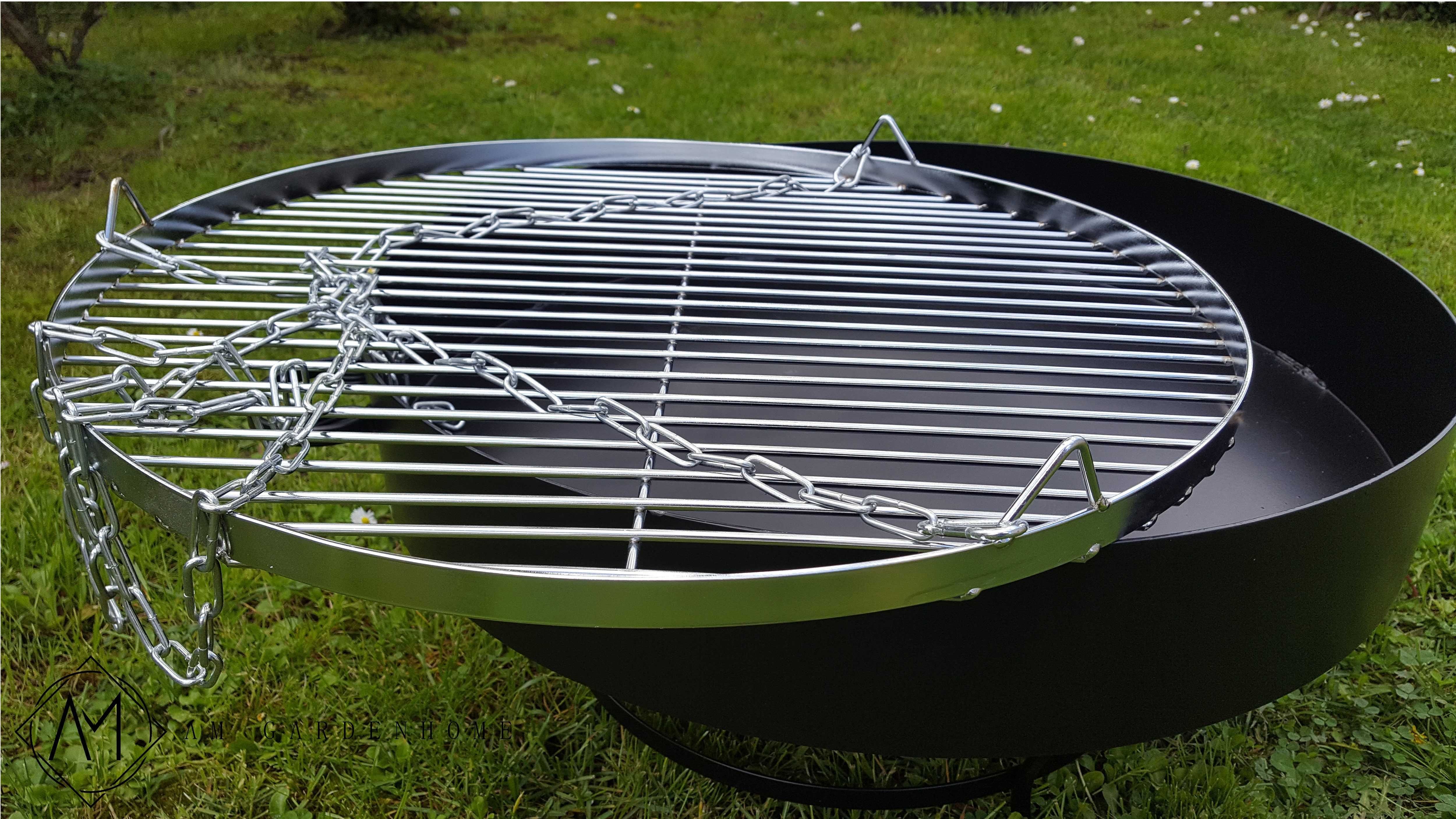 Grill trójnóg Kompletny zestaw NOGI KUTE + PALENISKO + RUSZT + PREZENT