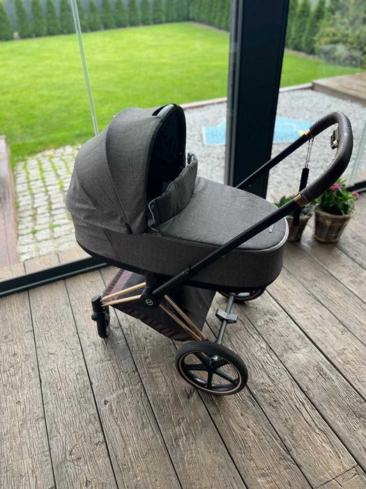 Cybex Priam 2.0 LUX Manhatan Grey PLUS - Rama Rose Gold