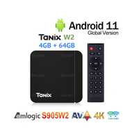 ⫸TV-приставка Tanix W2 4gb/64gb Amlogic S905W2 1.8GHz Android 11