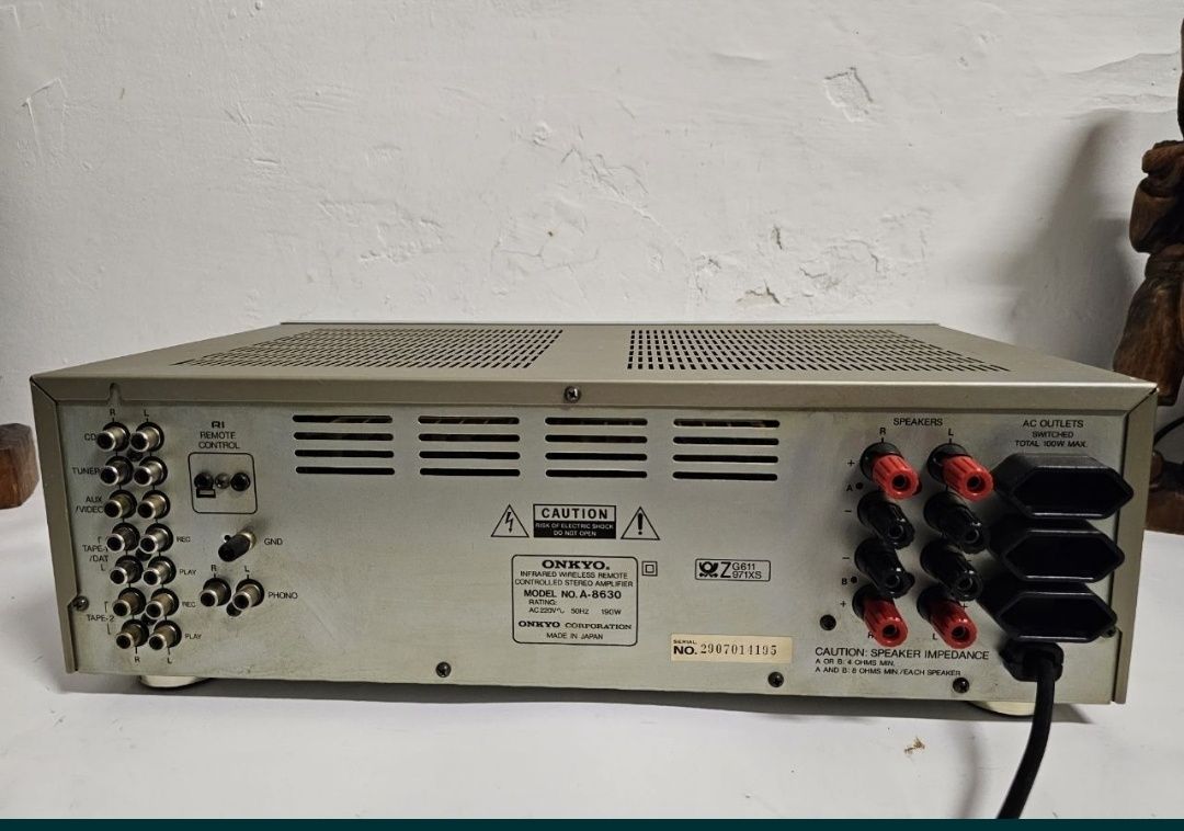 Wzmacniacz stereo Onkyo A-8630, 2x 120 W, Japan