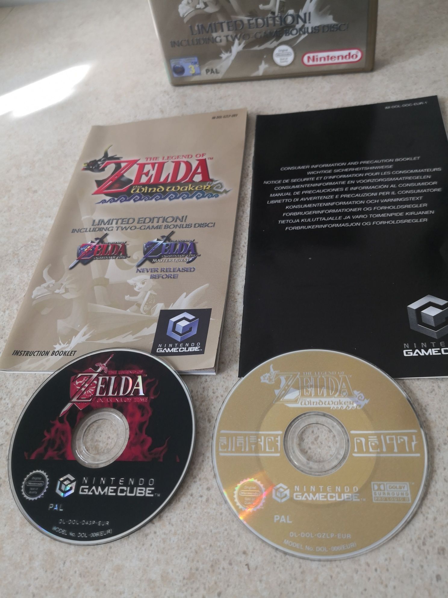 The Legend of Zelda Wind Waker + Ocarina of Time Gamecube komplet gra