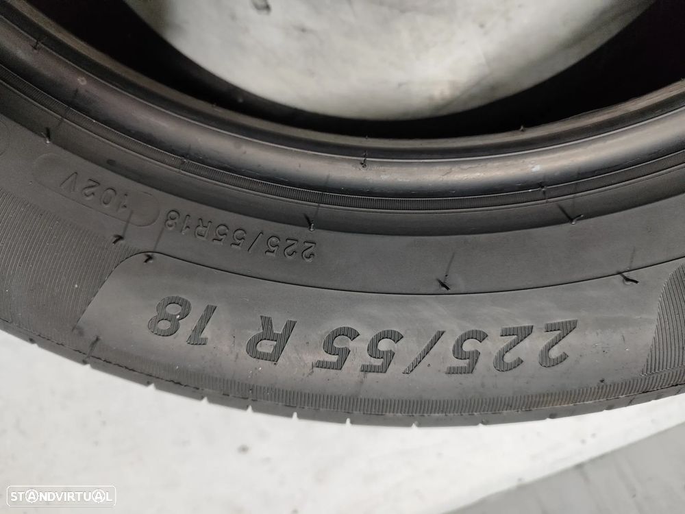 2 pneus semi novos 225-55r18 michelin - oferta dos portes 130 EUROS