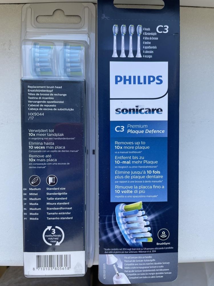 Насадка для електричної зубної щітки Philips Sonicare C3 Premium Plaqu