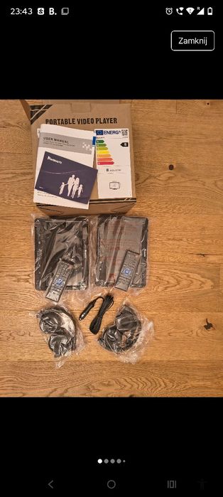 NAVISKAUTO Podwójny odtwarzacz DVD/CD/USB/TF