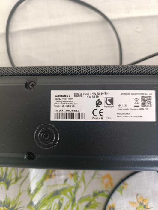 Samsung user manuał hw-n550 głosnik