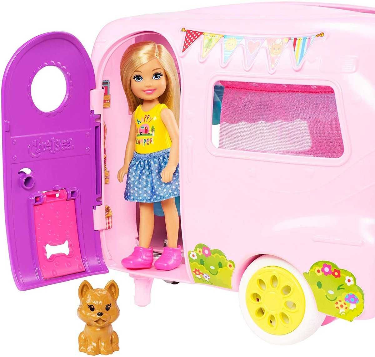 Mattel Lalka Barbie Przyczepa kempingowa Chelsea Kamper