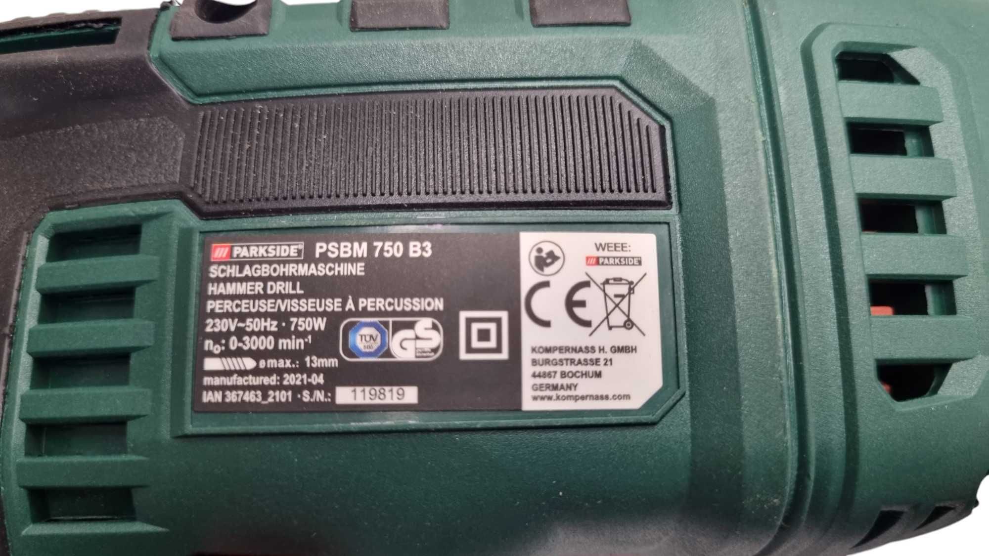 Wiertarka Parkside PSBM 750 B3