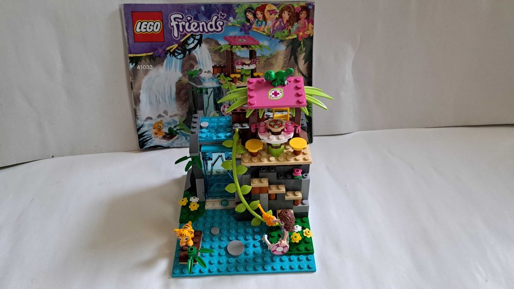 Lego Friends - 41033 - dzikie wodospady - zwierzątka, laleczka