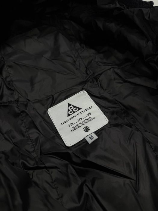 Куртка Nike Acg чорна Теплий пуховик чоловічий Найк асдж