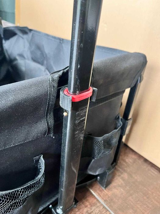 SUNULA składany wózek ręczny mały Plażowy Na Zakupy Czarny 80L