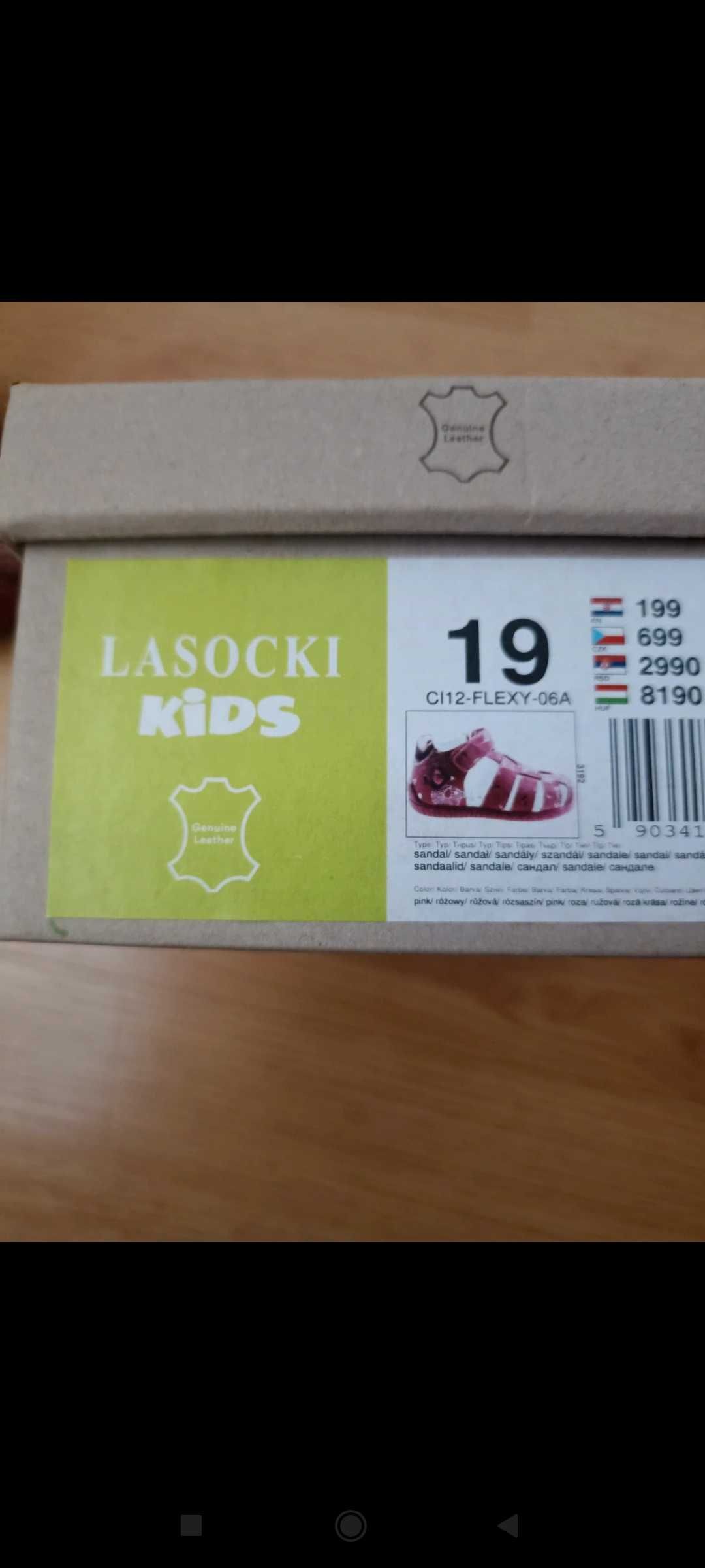 Sandałki Lasocki rozmiar 19