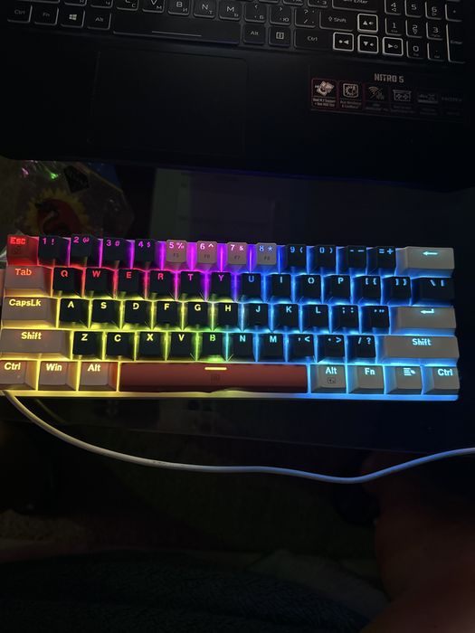 Механическая клавиатура Machenike K500-B61 Blue Switch ENG