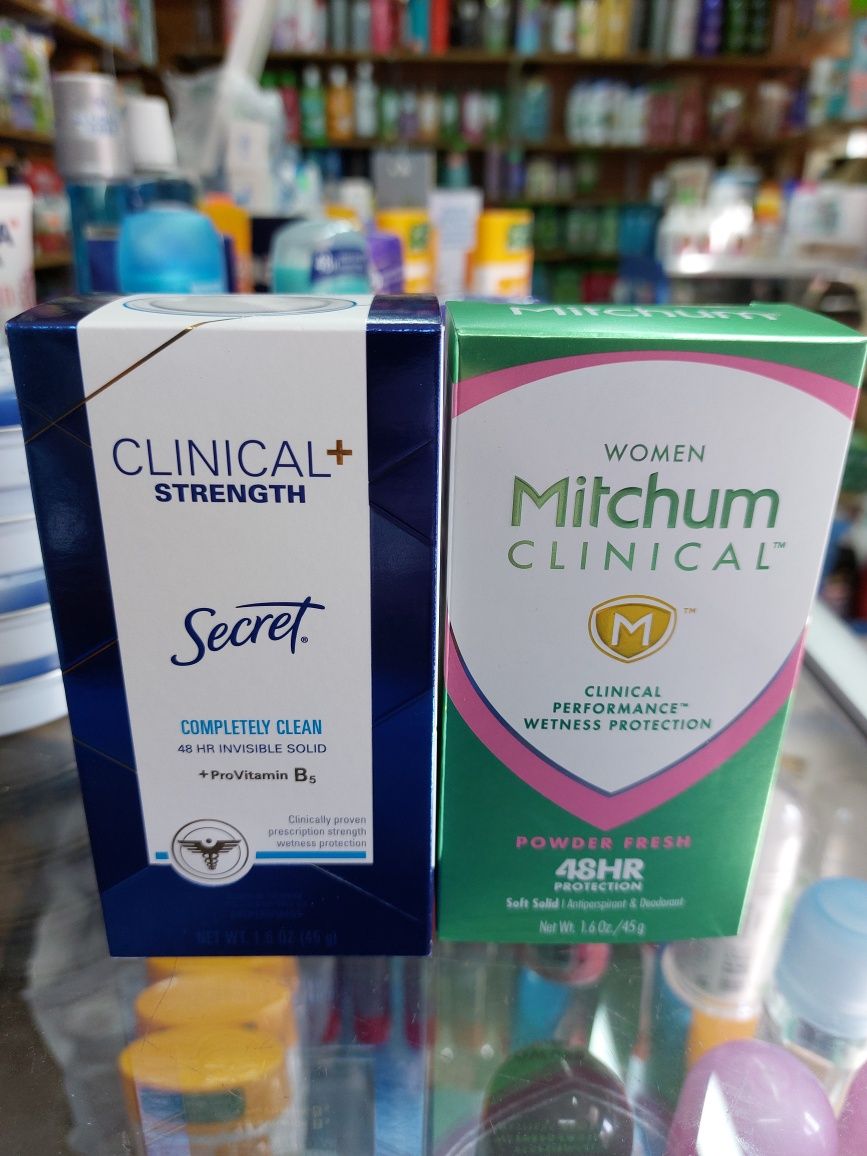 Дезодорант Secret та Mitchum Clinical 45 г