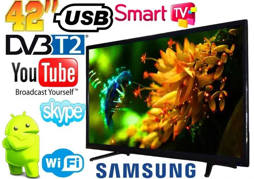 Самсунг Телевізор Samsung 42 Smart tv UHD 4K Android 9.0 WIFI T2 1042