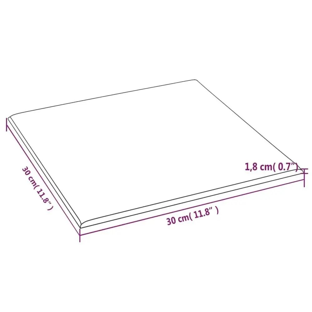 Panele Ścienne Vidaxl 12 Szt Jasnoszary 30 X 30 Cm Aksamit 1,08 M2