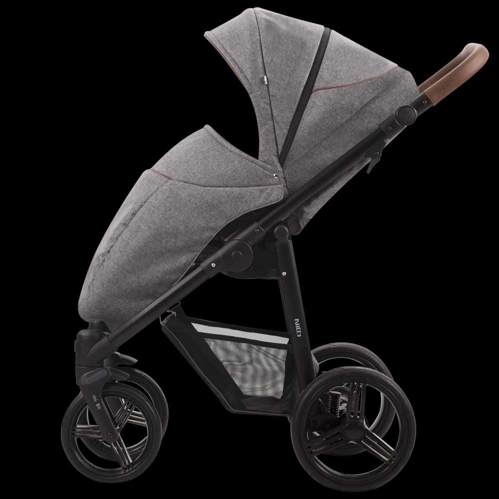 Wózek 2w1 Nico 03/LJ195 BEBETTO +Gondola +Torba +Adaptery do fotelika