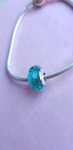 charms zawieszka srebro 925 murano turkus