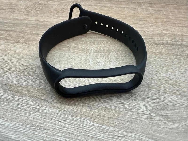 Pasek Zamienny QIKtech do Xiaomi Mi Band 4 5 6 7 Czarny Wytrzymały