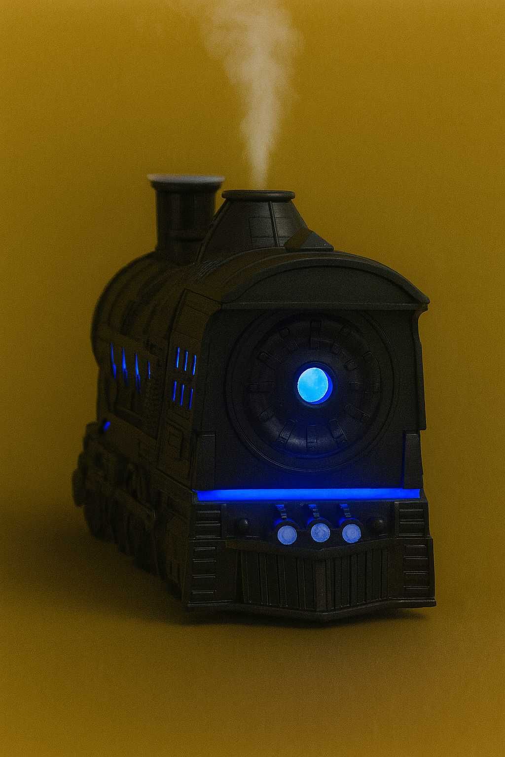 Difusor de Aromas em Forma de Comboio a Vapor – 300 ml Luz LED