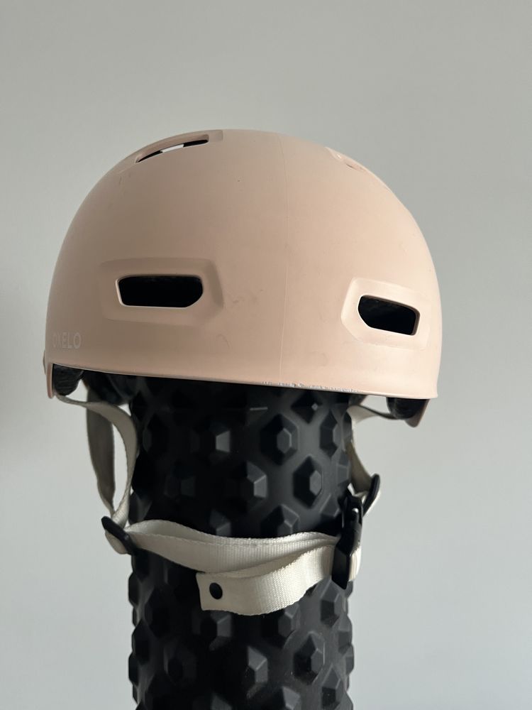 Kask dzieciecy różowy oxelo 52 - 55 cm
