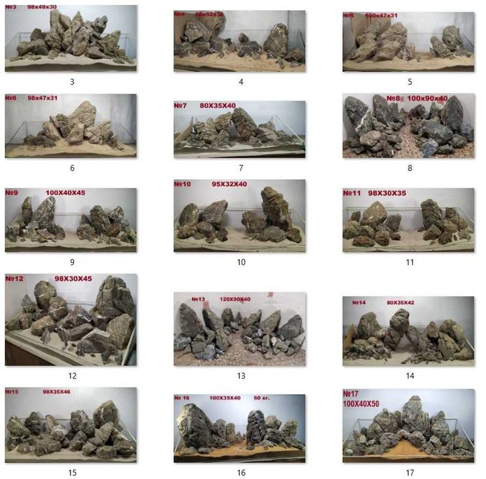 Красивые наборы из камня для аквариума, акваскейпа