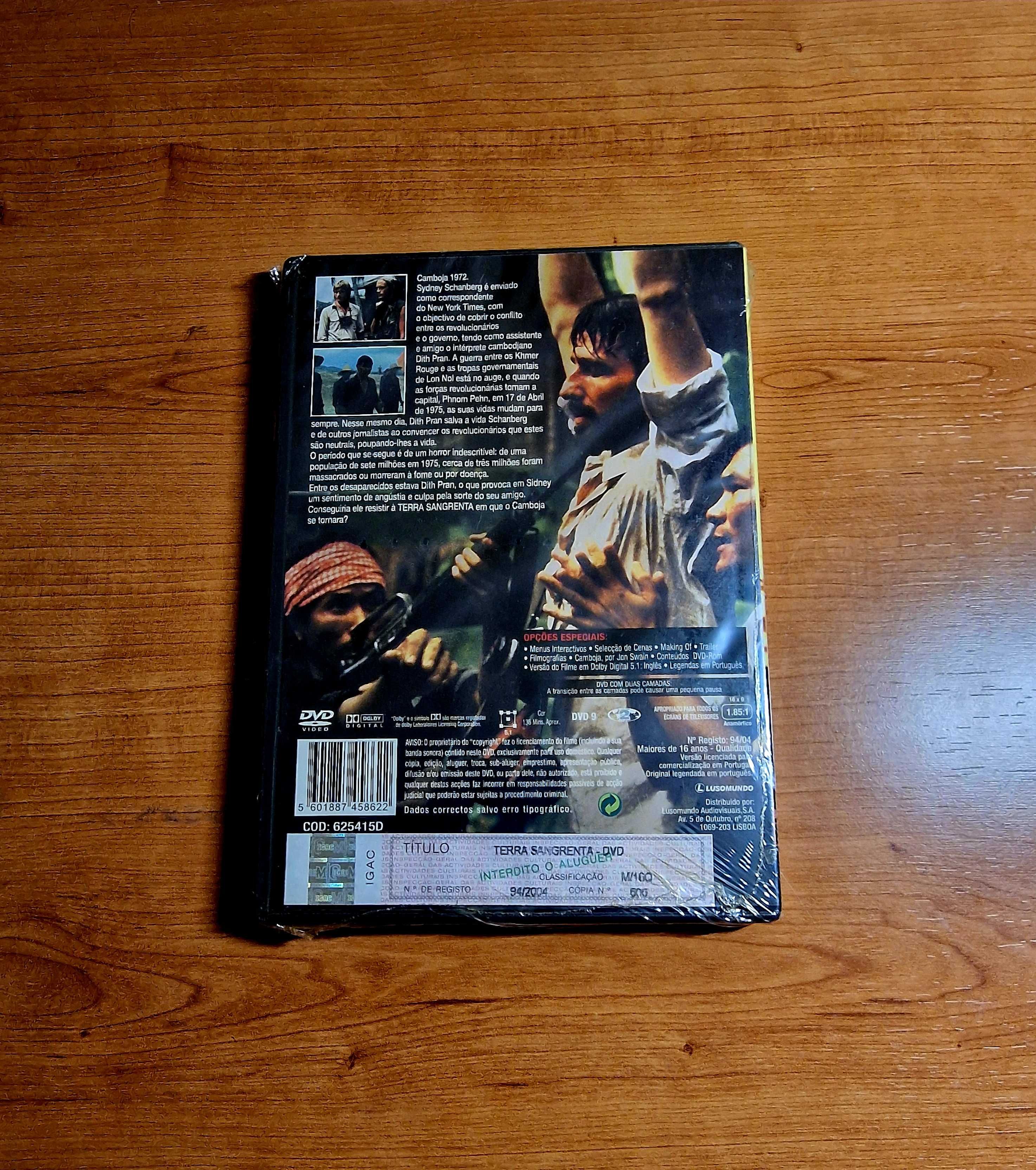TERRA SANGRENTA (Roland Joffé) Sam Waterston/Haing S. Ngor NOVO/SELADO