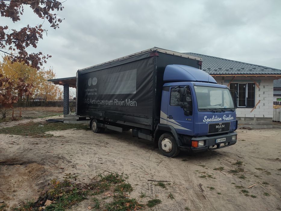 Man 8.163 . 7,2 довжина всі види завантажень