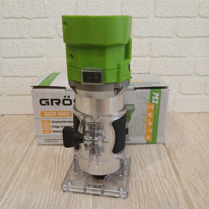 Акумуляторний фрезер grosser gcr680