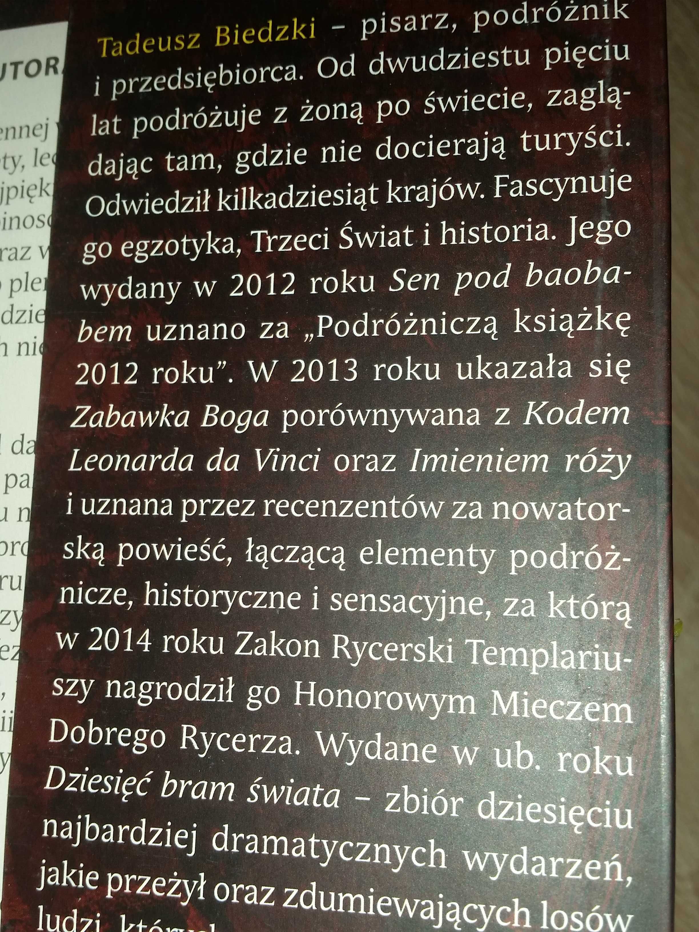 W piekle eboli ciekawa książka podróżnicza  Tadeusz Biedzki