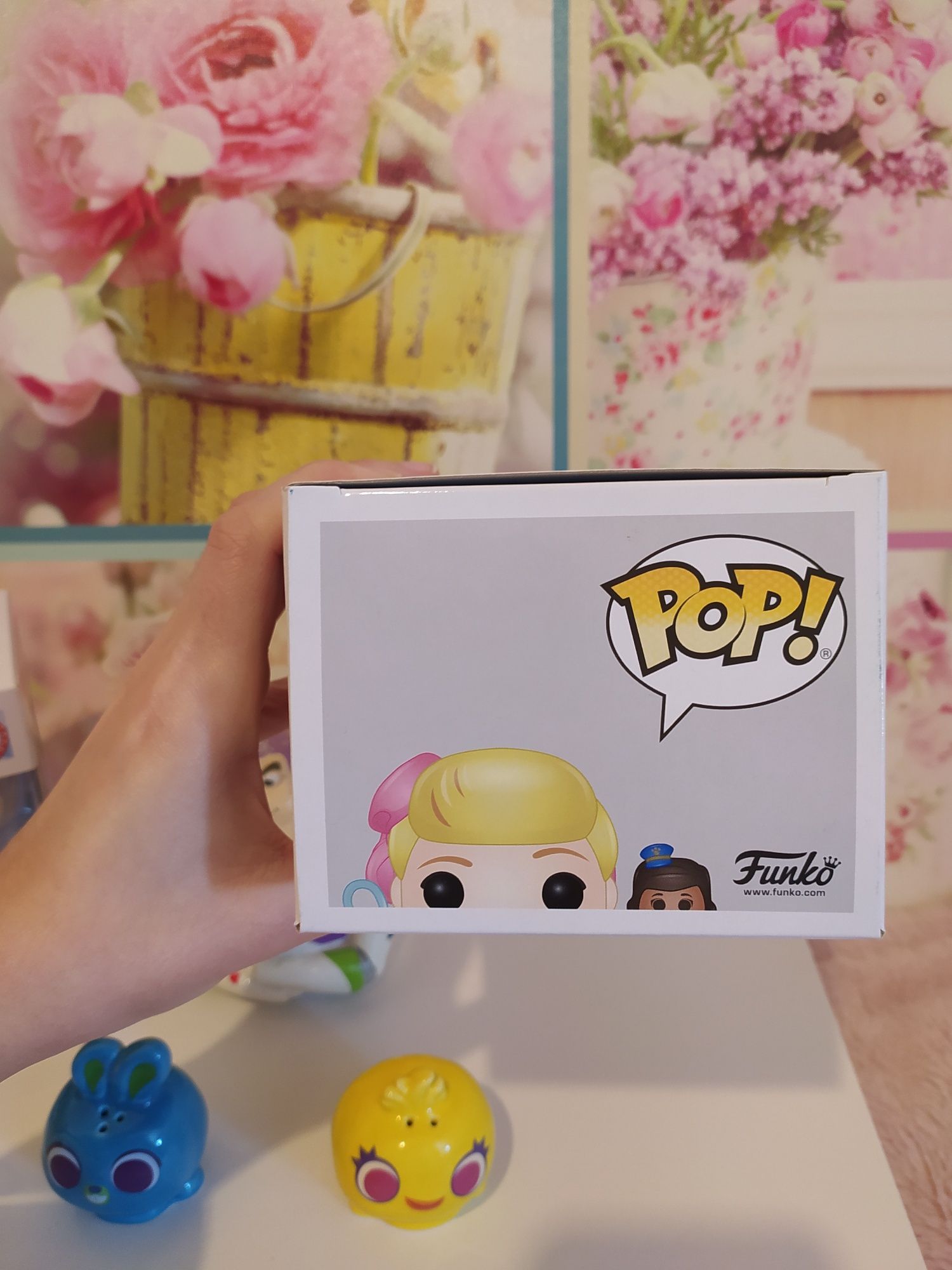 Pack Funko Pop Bo Peep + saleiro + globo de neve Buzz Toy Story