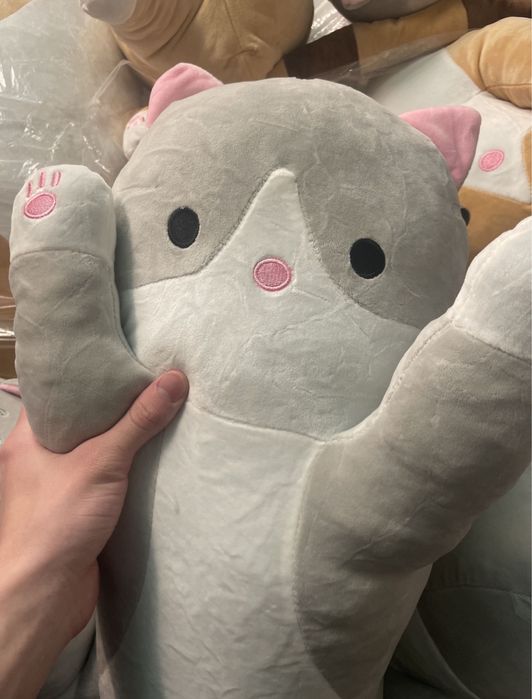 Скидка! Мягкая игрушка подушка Кот Батон   Мʼяка іграшка Кіт Батон