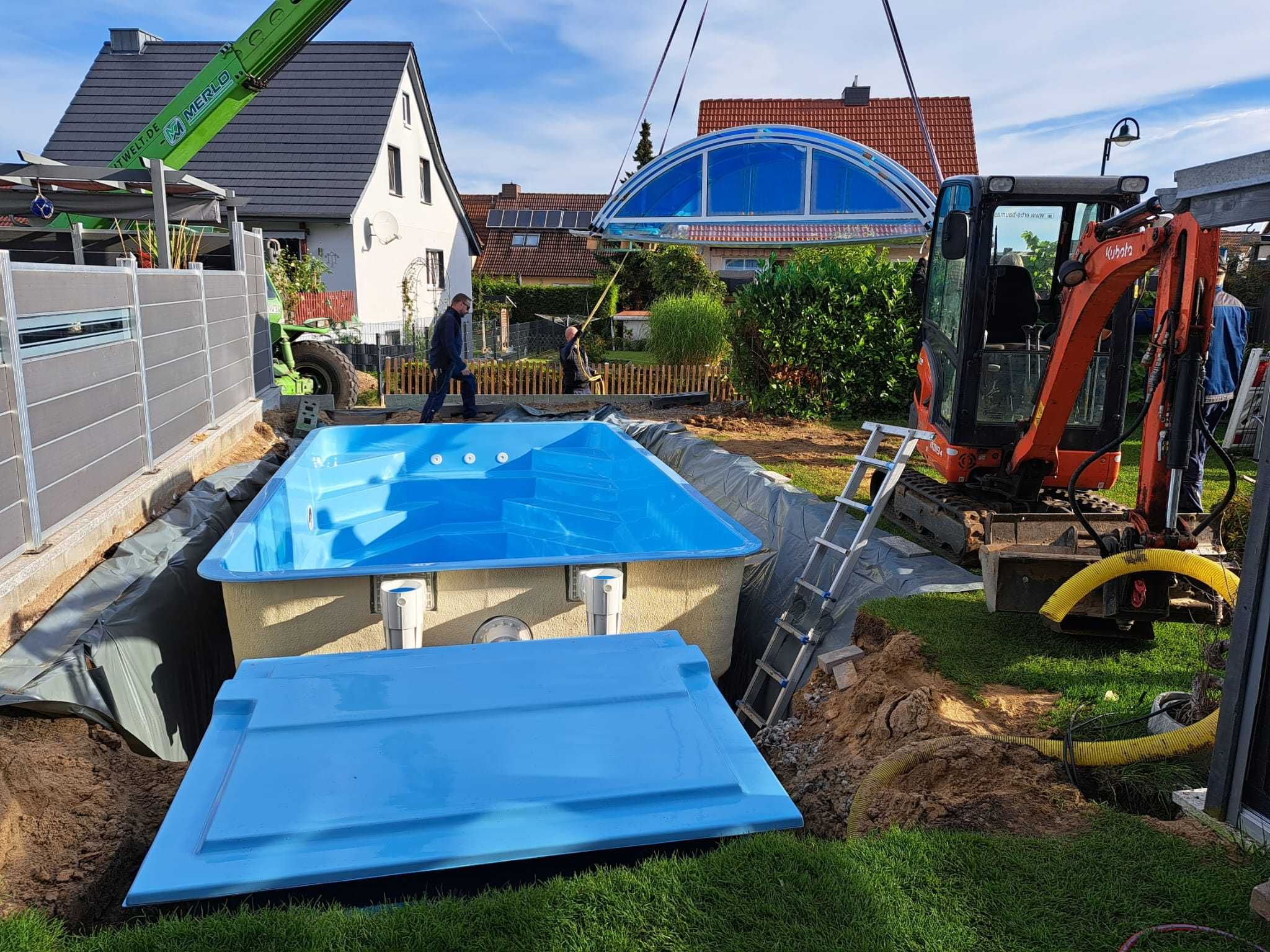 SP basen poliestrowy do wkopania Royal 6,30 x 3,20 x 1,50m Superpools