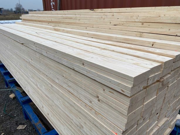Tanie drewno konstrukcyjne. 45x145mm. suszone, świerk skandynawski.