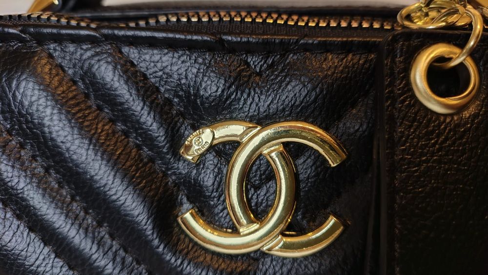 Сумочка жіноча чорна Chanel крос боді Шанель Безкоштовна доставка