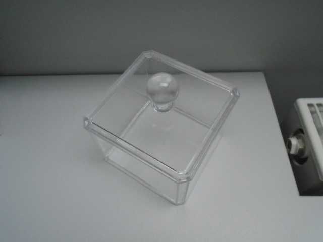 szkatułka przezroczysta