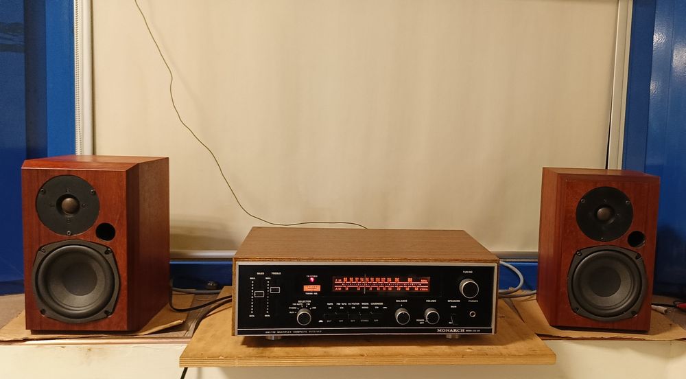 Zestaw Monarch GS-22+ monitory Revox , Sansui, Marantz, Pioneer