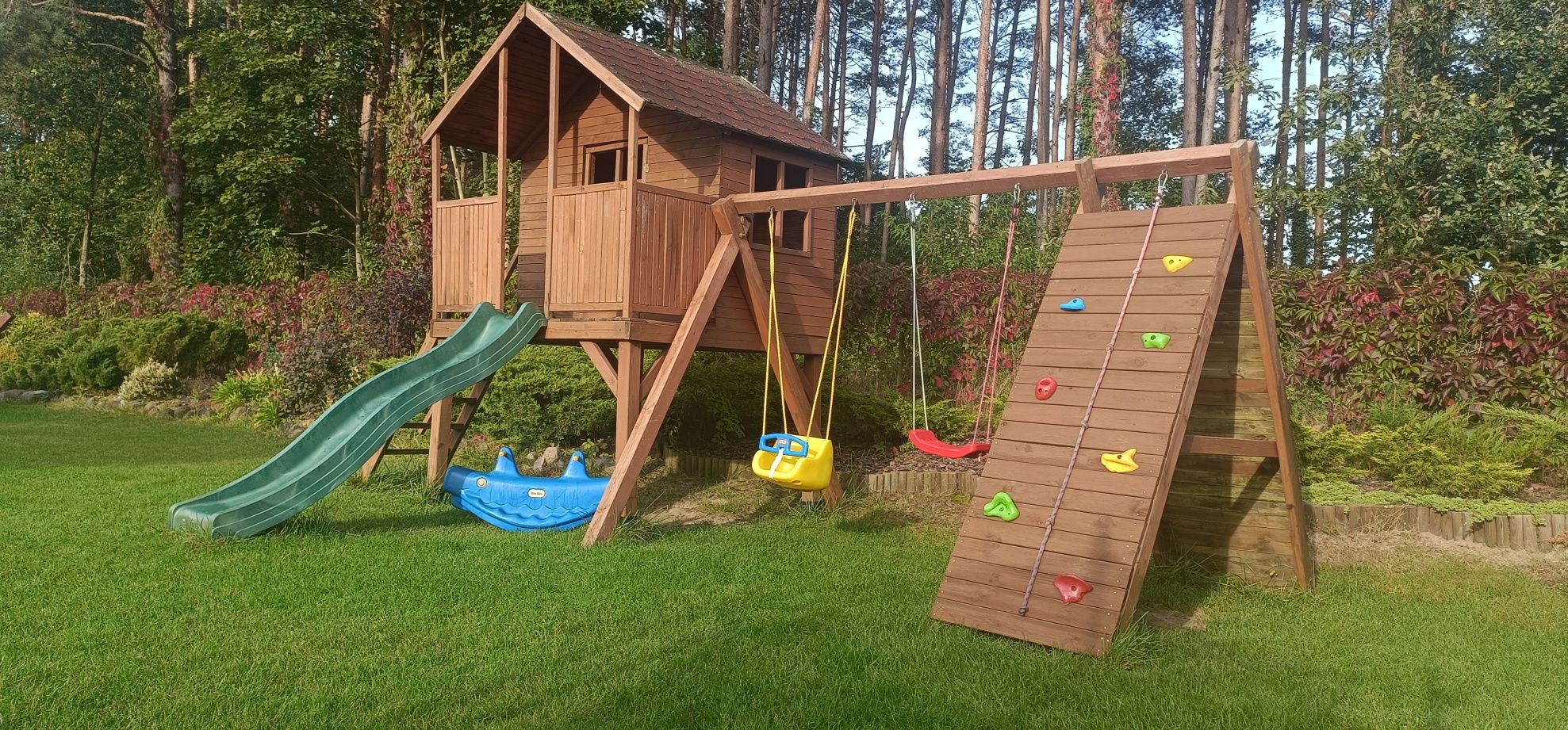 Dom nr 7 letniskowy na wakacje Domek nad jeziorem w Santocznie