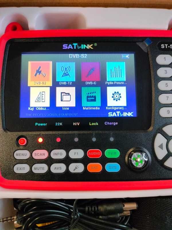 Miernik sygnału cyfrowego HD DVB-S2/T2/C ST-5150