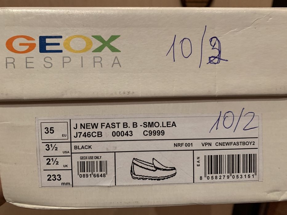 Туфли для мальчика geox р 35