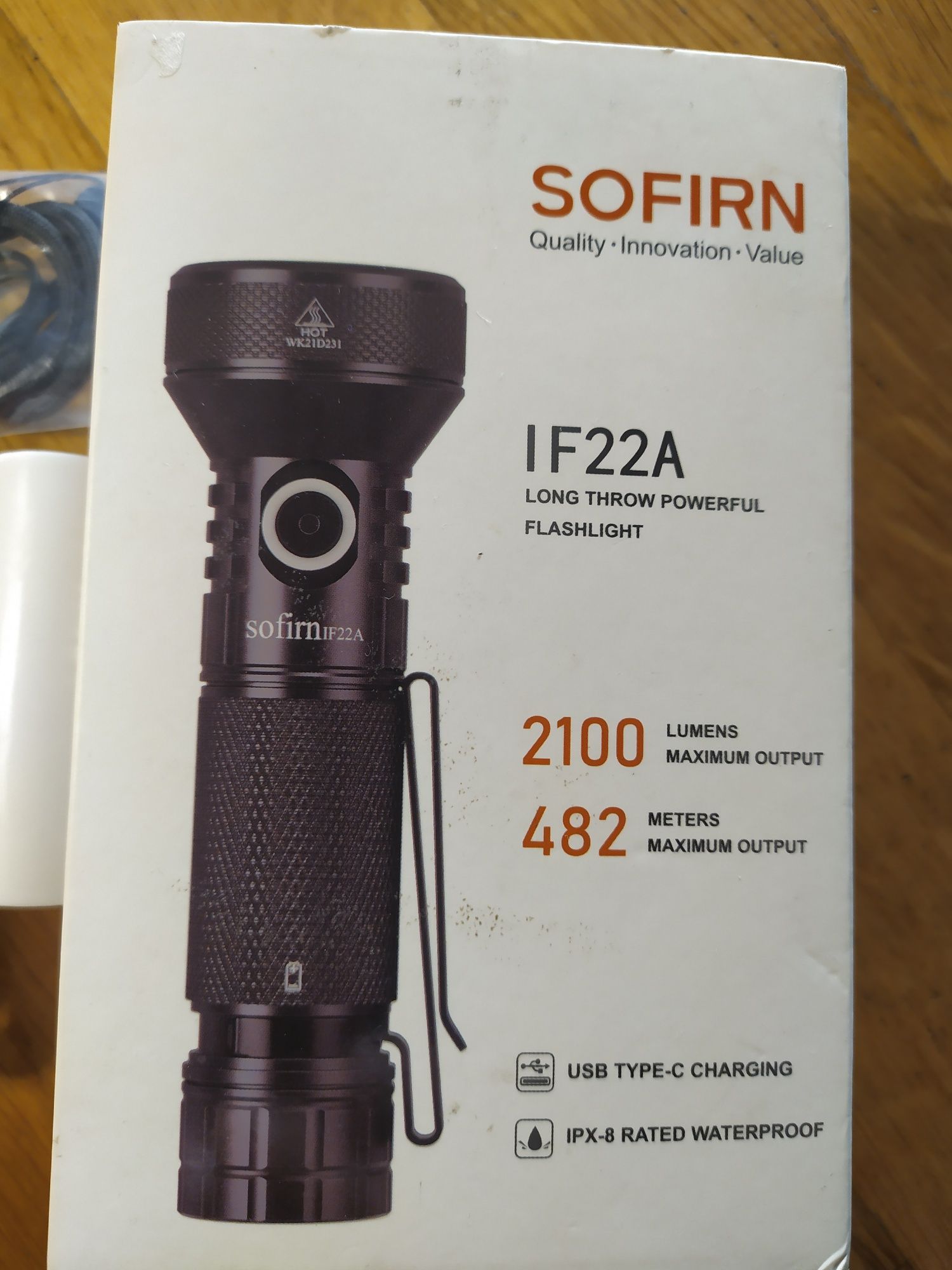 Фонарік sofirn if22a дальнобой