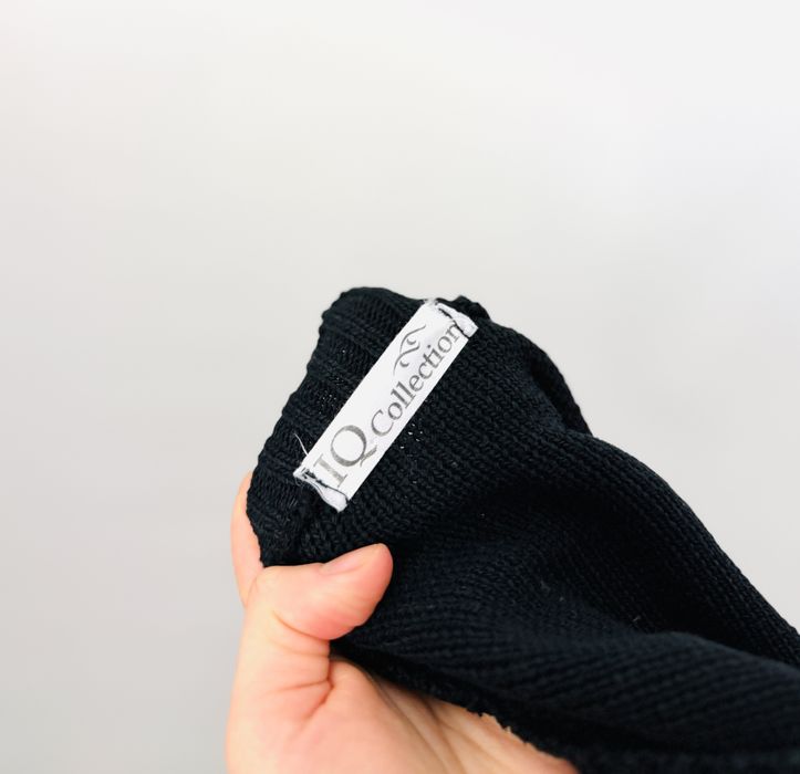 Czarny sweter świąteczny z reniferem L 40