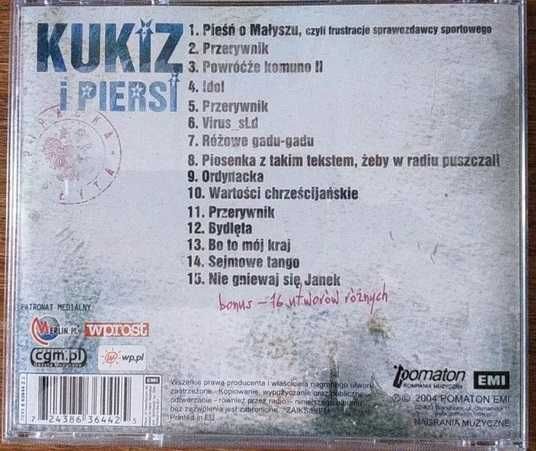 płyta CD Kukiz i piersi "Piracka płyta" z autografem dla kolekcjonera