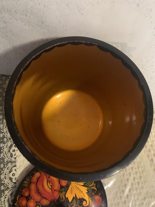 Емкость для сыпучих чая деревянная из глины хрустальная