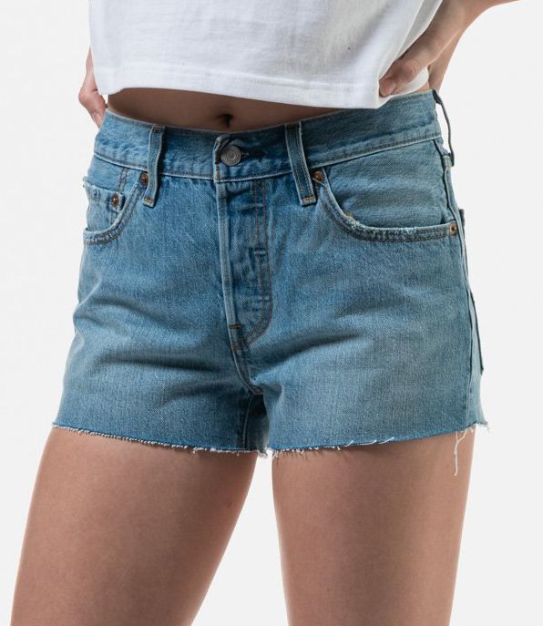 женские шорты levi's 501 w30 - 32 mid rise оригинал джинсовые levis