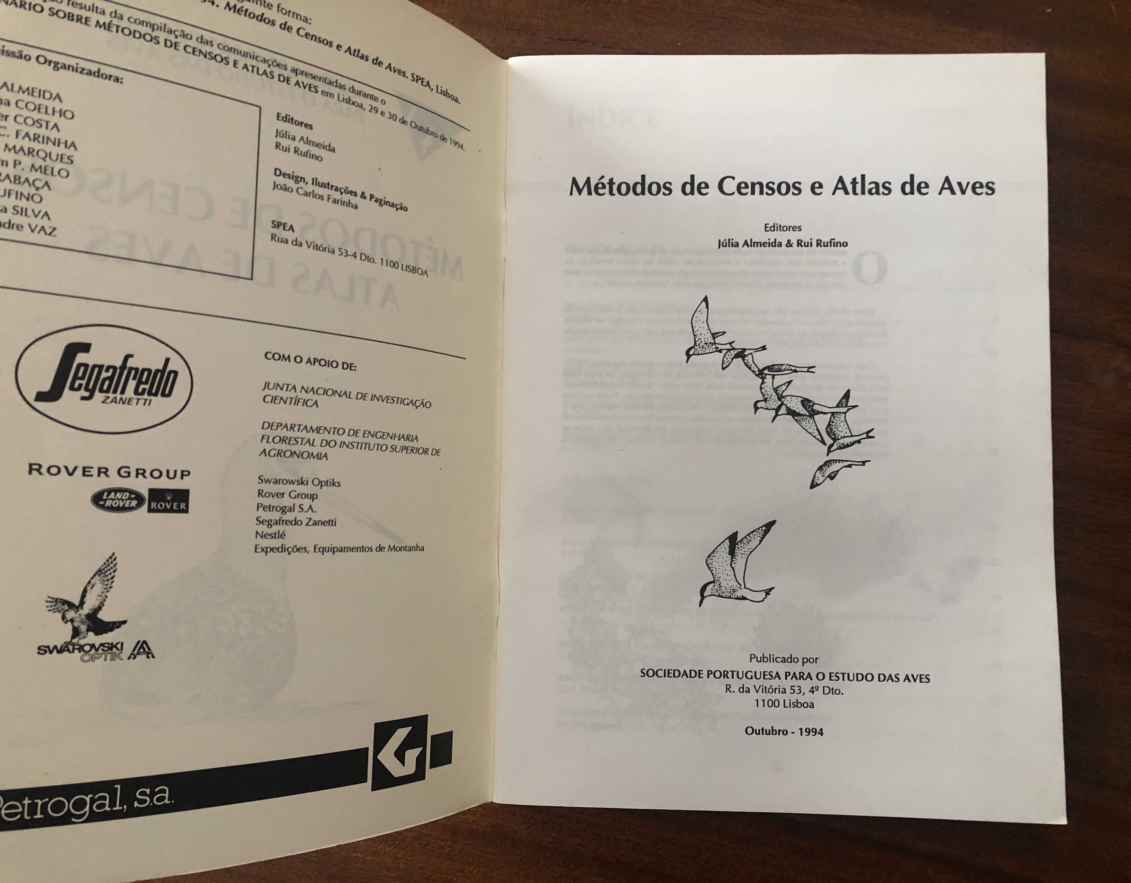 Métodos de Censos e Atlas de Aves (59 pgs)